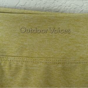 Outdoor Voices Yellow green Skort